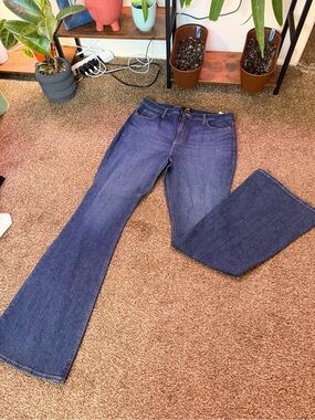 Lee Women's Dark Blue Flare Jeans